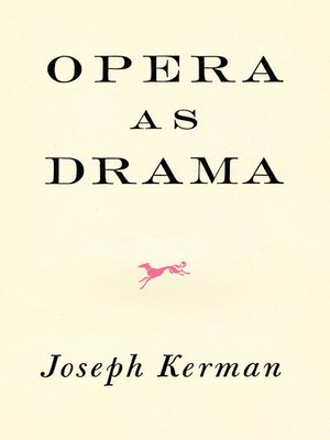cover image of Opera As Drama